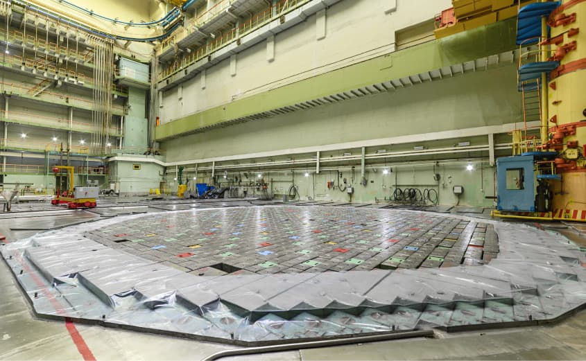 Handling equipment engineered for a nuclear sector facility